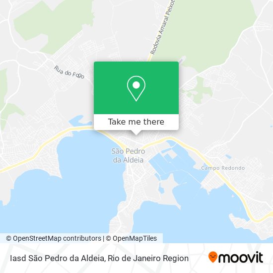 Iasd São Pedro da Aldeia map