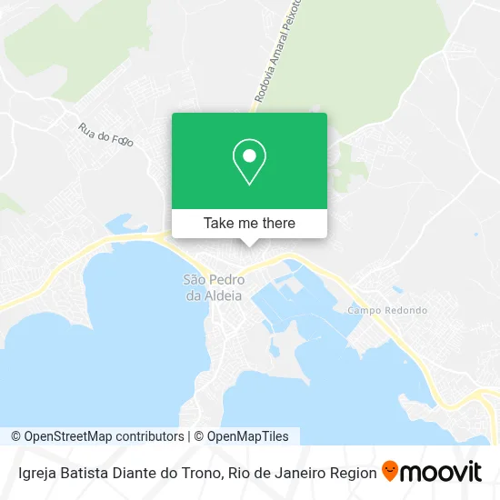 Igreja Batista Diante do Trono map