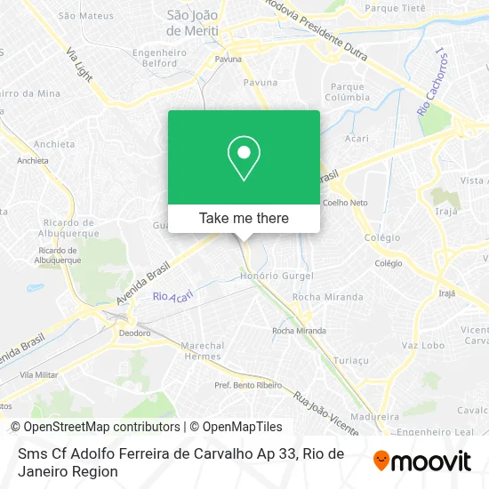 Sms Cf Adolfo Ferreira de Carvalho Ap 33 map