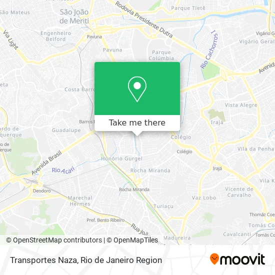 Transportes Naza map