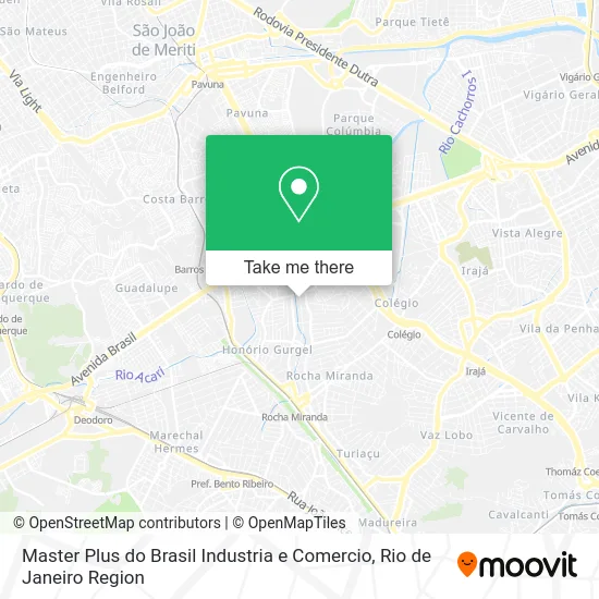 Master Plus do Brasil Industria e Comercio map