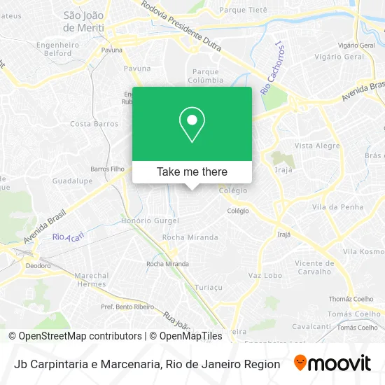 Jb Carpintaria e Marcenaria map