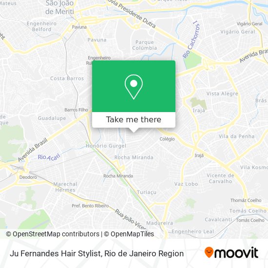 Ju Fernandes Hair Stylist map