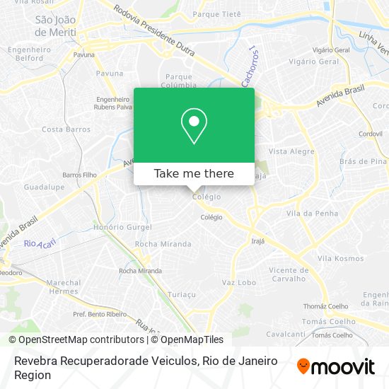 Revebra Recuperadorade Veiculos map