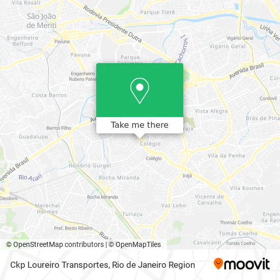 Ckp Loureiro Transportes map