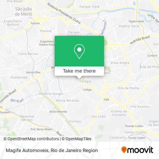 Magife Automoveis map