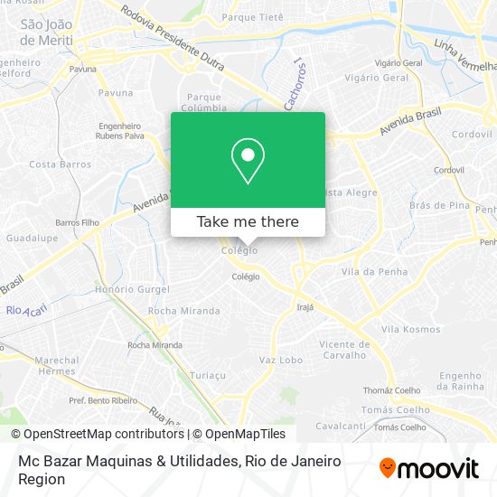 Mapa Mc Bazar Maquinas & Utilidades