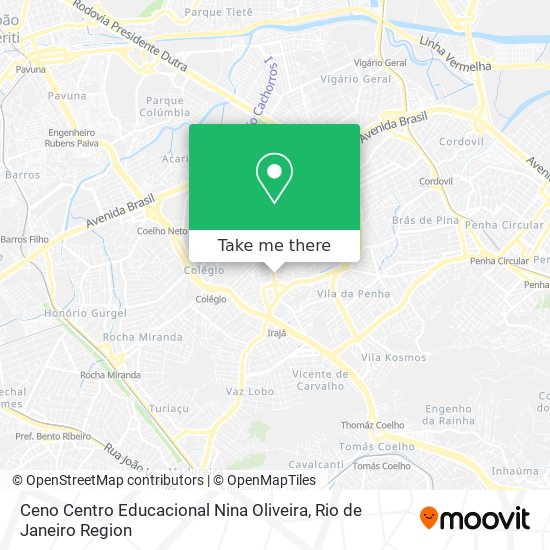 Ceno Centro Educacional Nina Oliveira map