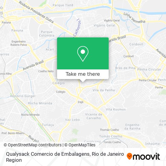 Qualysack Comercio de Embalagens map