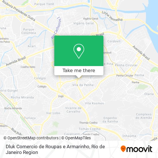 Dluk Comercio de Roupas e Armarinho map