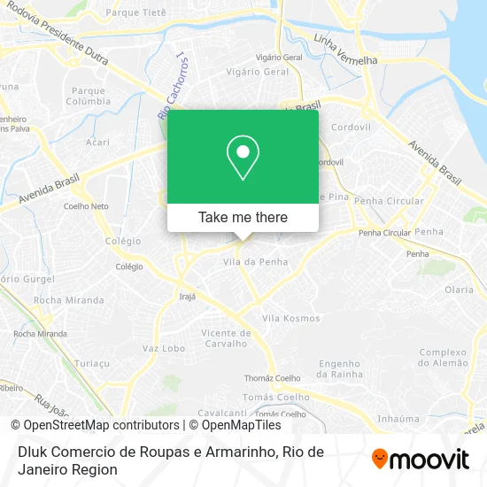 Dluk Comercio de Roupas e Armarinho map