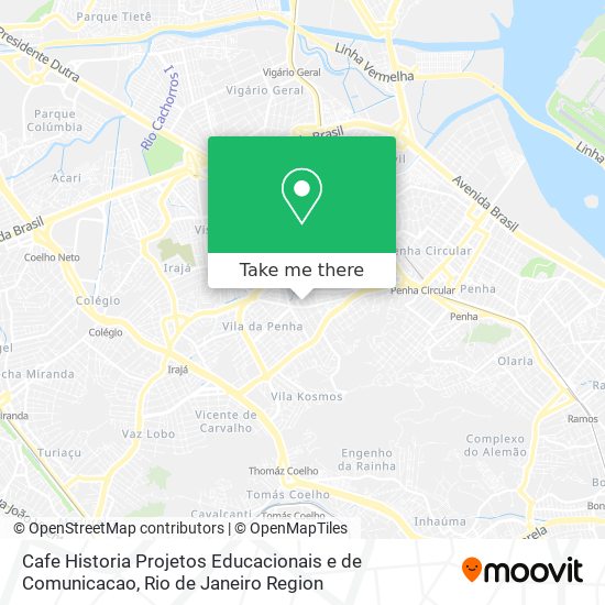 Cafe Historia Projetos Educacionais e de Comunicacao map