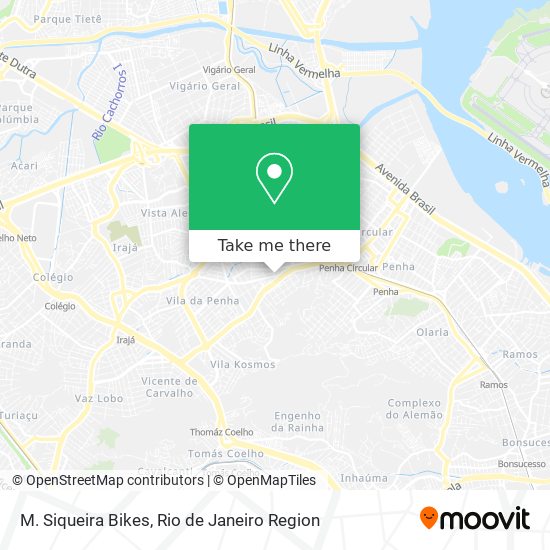 M. Siqueira Bikes map