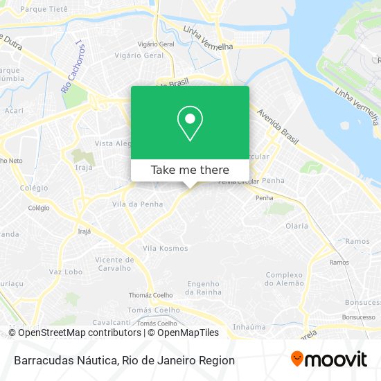 Barracudas Náutica map