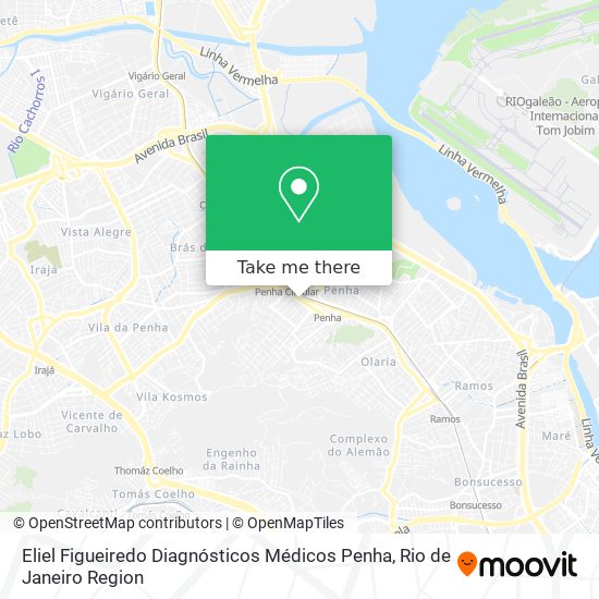 Mapa Eliel Figueiredo Diagnósticos Médicos Penha