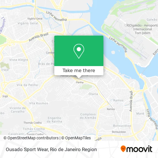 Ousado Sport Wear map