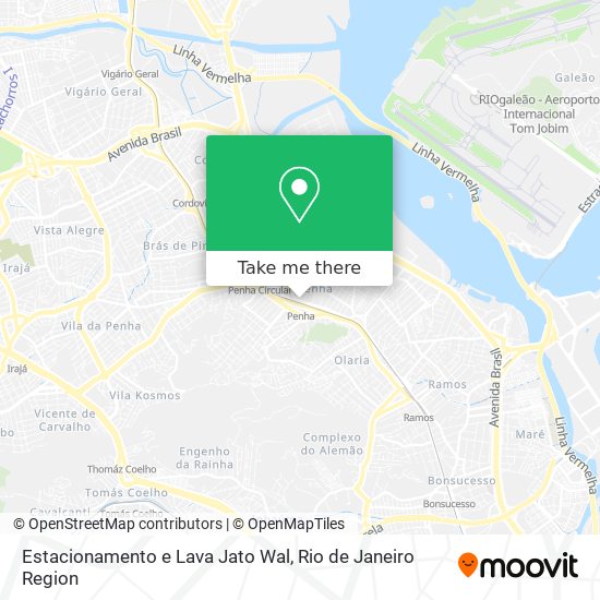 Mapa Estacionamento e Lava Jato Wal