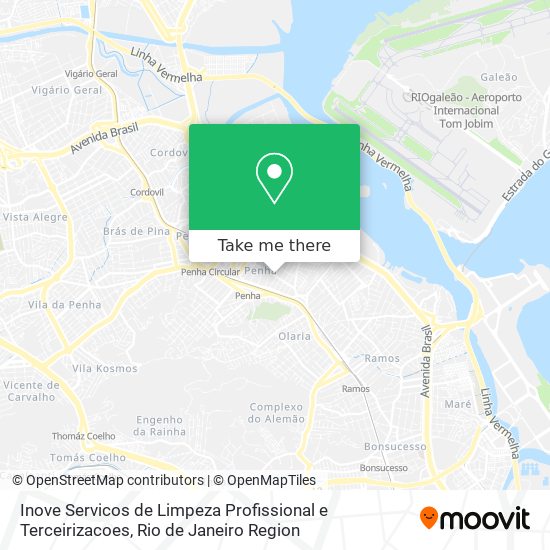 Inove Servicos de Limpeza Profissional e Terceirizacoes map