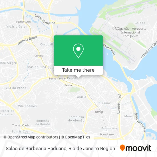Salao de Barbearia Paduano map