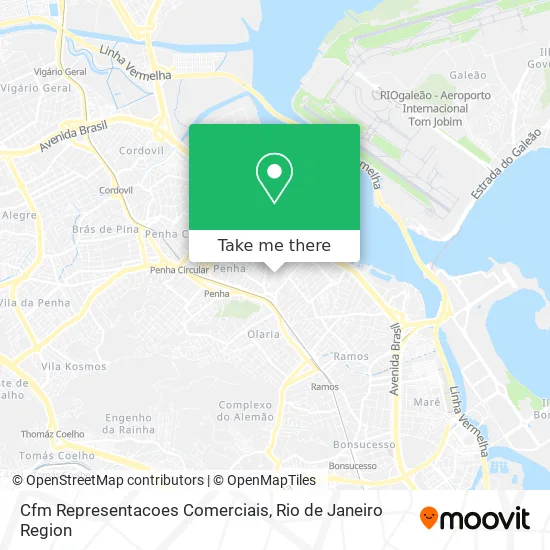 Cfm Representacoes Comerciais map