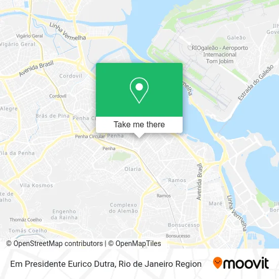 Em Presidente Eurico Dutra map