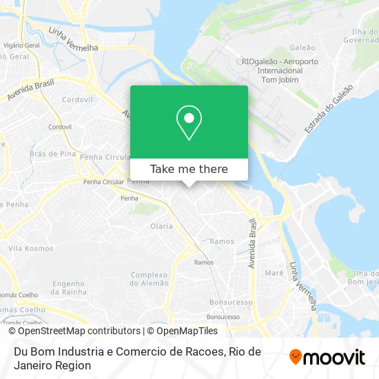 Du Bom Industria e Comercio de Racoes map