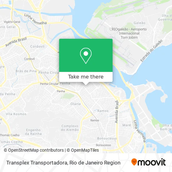 Transplex Transportadora map