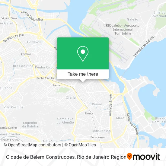 Cidade de Belem Construcoes map
