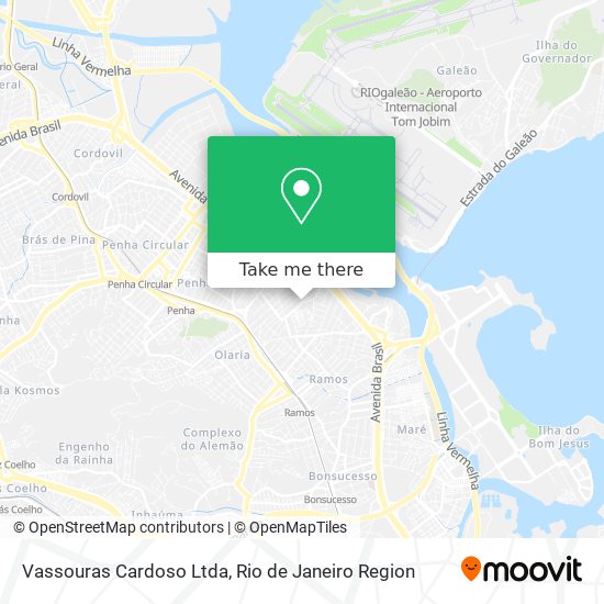 Mapa Vassouras Cardoso Ltda