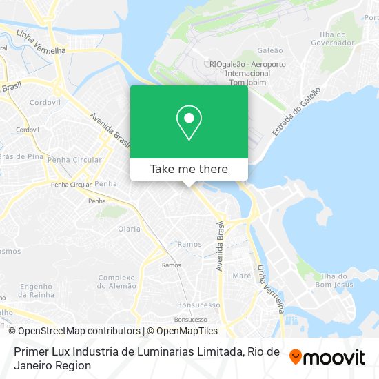 Primer Lux Industria de Luminarias Limitada map