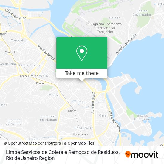 Limpe Servicos de Coleta e Remocao de Residuos map