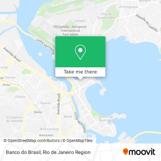 Banco do Brasil map