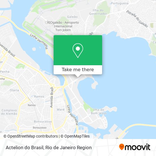 Actelion do Brasil map