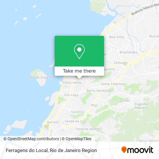 Ferragens do Local map