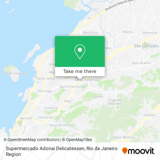 Supermercado Adonai Delicatessen map