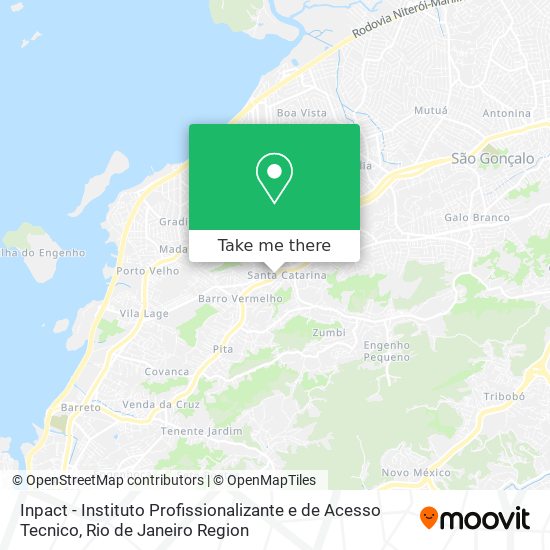 Inpact - Instituto Profissionalizante e de Acesso Tecnico map