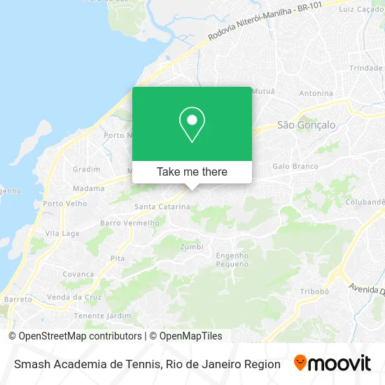 Smash Academia de Tennis map