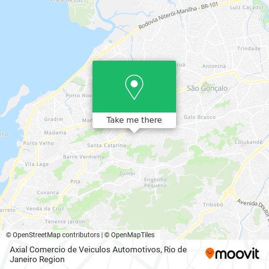 Mapa Axial Comercio de Veiculos Automotivos