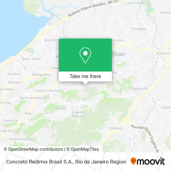 Concreto Redimix Brasil S.A. map