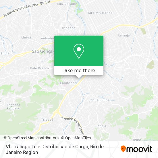 Vh Transporte e Distribuicao de Carga map