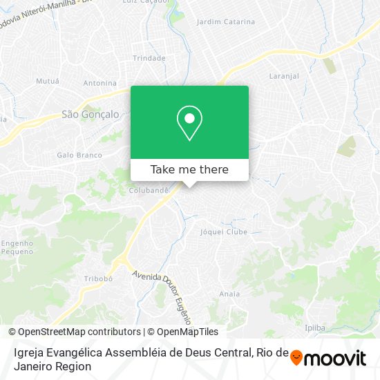 Igreja Evangélica Assembléia de Deus Central map