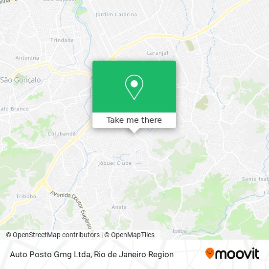 Mapa Auto Posto Gmg Ltda