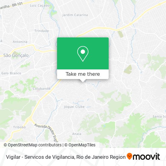 Vigilar - Servicos de Vigilancia map