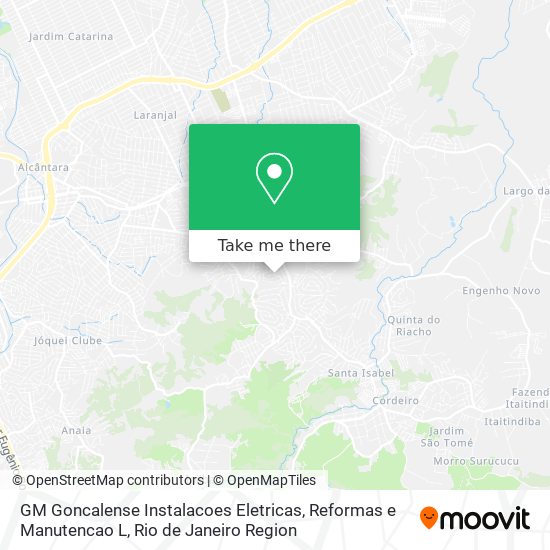 GM Goncalense Instalacoes Eletricas, Reformas e Manutencao L map