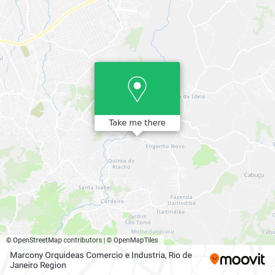 Marcony Orquideas Comercio e Industria map