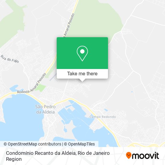 Condomínio Recanto da Aldeia map