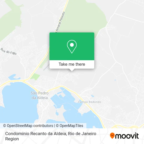 Condomínio Recanto da Aldeia map