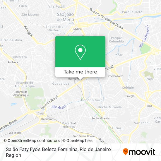 Salão Faty Fyo's Beleza Feminina map