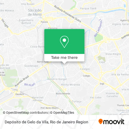 Depósito de Gelo da Vila map