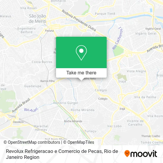 Revolux Refrigeracao e Comercio de Pecas map